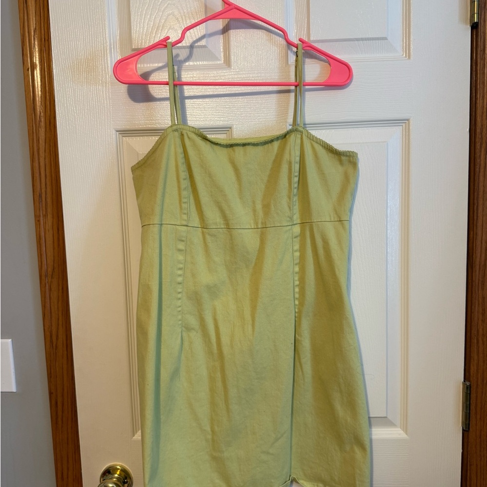 Green Spaghetti Strap Dress- Target